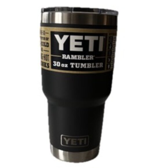 YETI RAMBLER® 30oz  Vacuum Insulated Tumbler Magslider Lid Charcoal Gray NWT - Picture 9 of 9